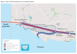Map showing the NSW Electricity Infrastructure Roadmap Tender Round 5
