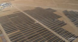 Solar plant in south-central Uzbekistan